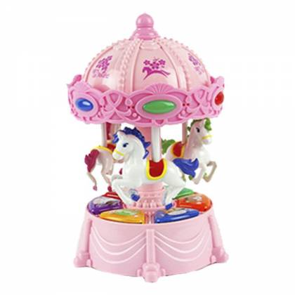 CAROUSEL ΜΠΑΤΑΡΙΑΣ ΜΕ ΑΛΟΓΑΚΙΑ 17x23x14cm  στην Κατηγορία Βρεφικά Παιχνίδια 