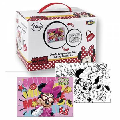 ΠΑΖΛ ΧΡΩΜΑ ΚΥΒΟΣ 48Τ MINNIE 20cm  στην Κατηγορία Πάζλ 