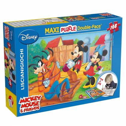 ΠΑΖΛ ΧΡΩΜΑΤΙΣΜΟΥ 2 ΟΨΕΩΝ MICKEY 108ΤΕΜ 40x28cm  στην Κατηγορία Πάζλ Παιδικά 
