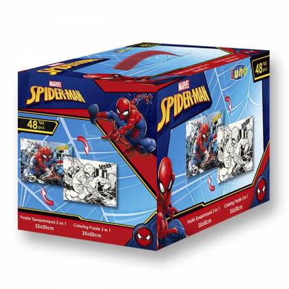 ΠΑΖΛ ΧΡΩΜΑ ΚΥΒΟΣ 48Τ SPIDERMAN 20cm  στην Κατηγορία Πάζλ 