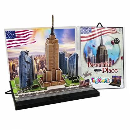ΜΙΚΡΟ ΠΑΖΛ 3D EMPIRE STATE BUILDING 31 ΤΕΜ 16x23cm  στην Κατηγορία Πάζλ 3D 