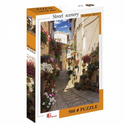 ΠΑΖΛ 500 ΤΕΜ ΣΟΚΚΑΚΙ ΜΕ ΛΟΥΛΟΥΔΙΑ 23x33cm  στην Κατηγορία Πάζλ 