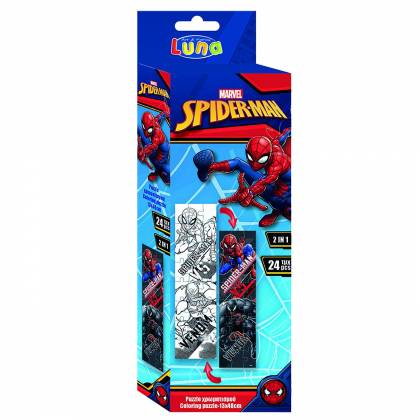 ΠΑΖΛ ΧΡΩΜΑ ΠΥΡΓΟΣ 24T SPIDERMAN 9x29cm  στην Κατηγορία Πάζλ Παιδικά 