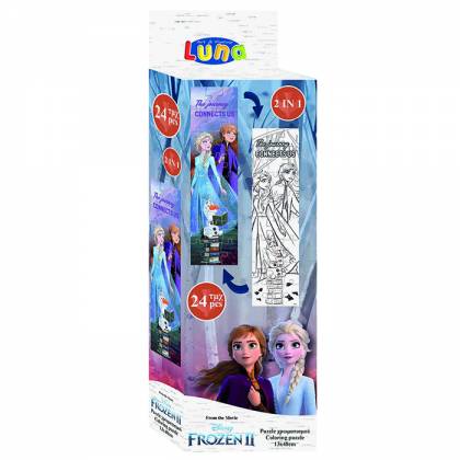 ΠΑΖΛ ΧΡΩΜΑ ΠΥΡΓΟΣ 24T FROZEN II 9x29cm  στην Κατηγορία Πάζλ Παιδικά 