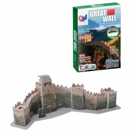 ΜΙΝΙ ΠΑΖΛ 3D ΣΙΝΙΚΟ ΤΕΙΧΟΣ 21 ΤΕΜ 16x22cm  στην Κατηγορία Πάζλ 