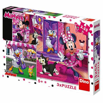 ΠΑΖΛ 3x55 ΤΕΜ MINNIE 27x19cm  στην Κατηγορία Πάζλ 