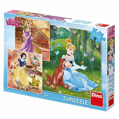 ΠΑΖΛ 3x55 ΤΕΜ PRINCESS 27x19cm  στην Κατηγορία Πάζλ 