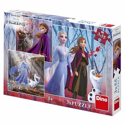 ΠΑΖΛ 3x55 TEM FROZEN II 27x19cm  στην Κατηγορία Πάζλ 