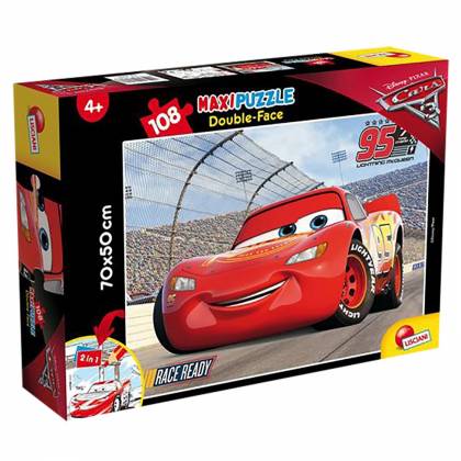 ΠΑΖΛ ΧΡΩΜΑΤΙΣΜΟΥ 2 ΟΨΕΩΝ CARS 3 108ΤΕΜ 40x28cm  στην Κατηγορία Πάζλ Παιδικά 