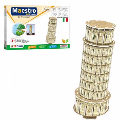 ΠΑΖΛ 3D MAESTRO ΠΥΡΓΟΣ ΠΙΖΑΣ 21 ΤΕΜ 30x21cm  στην Κατηγορία Πάζλ 3D 