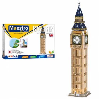ΠΑΖΛ 3D MAESTRO BIG BEN 57 ΤΕΜ 30x21cm  στην Κατηγορία Πάζλ 3D 