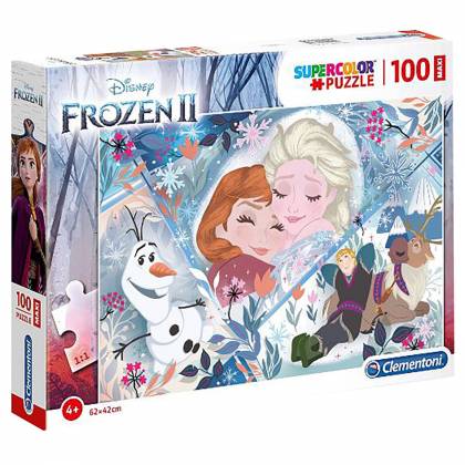 MAXI PUZZLE CLEMENTONI 100 TEM FROZEN 40x27x4cm  στην Κατηγορία Πάζλ Παιδικά 
