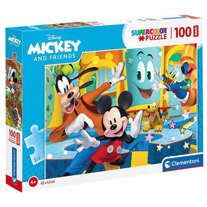 MAXI PUZZLE CLEMENTONI 100 TEM MICKEY 40x27x4cm  στην Κατηγορία Πάζλ Παιδικά 