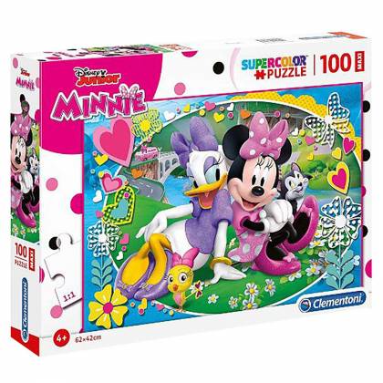MAXI PUZZLE CLEMENTONI 100 TEM MINNIE 40x27x4cm  στην Κατηγορία Πάζλ Παιδικά 