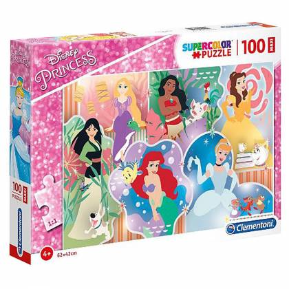 MAXI PUZZLE CLEMENTONI 100 TEM PRINCESS 62x42cm 40x27x4cm  στην Κατηγορία Πάζλ Παιδικά 