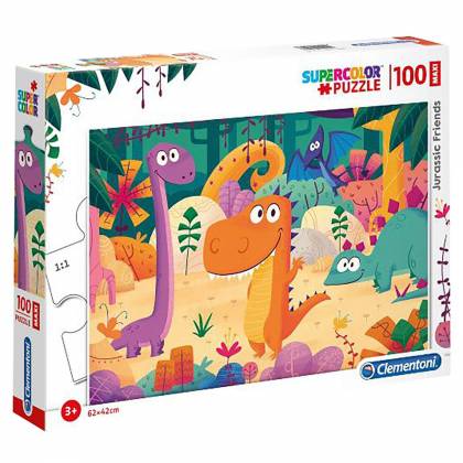 MAXI PUZZLE CLEMENTONI 100 TEM ΔΕΙΝΟΣΑΥΡΑΚΙΑ 40x27x4cm  στην Κατηγορία Πάζλ Παιδικά 