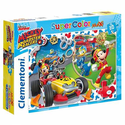 MAXI PUZZLE CLEMENTONI 30 TEM MICKEY ROADSTER RACERS 40x27x4cm  στην Κατηγορία Πάζλ Παιδικά 
