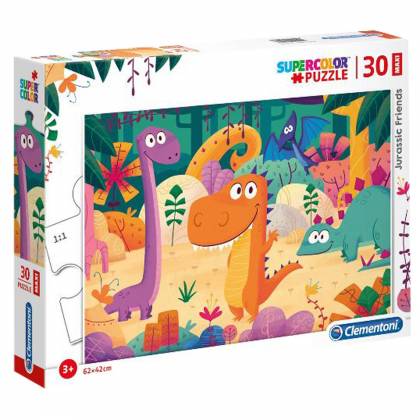 MAXI PUZZLE CLEMENTONI 30 TEM ΔΕΙΝΟΣΑΥΡΑΚΙΑ 40x27x4cm  στην Κατηγορία Πάζλ Παιδικά 