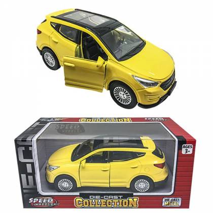ΑΥΤΟΚΙΝΗΤΟ SUV 11.5cm ΜΕΤΑΛΛΙΚΟ ΜΕ ΗΛΙΟΡΟΦΗ PULL BACK ΣΕ ΚΟΥΤΑΚΙ 15cm  στην Κατηγορία Pull  Back 