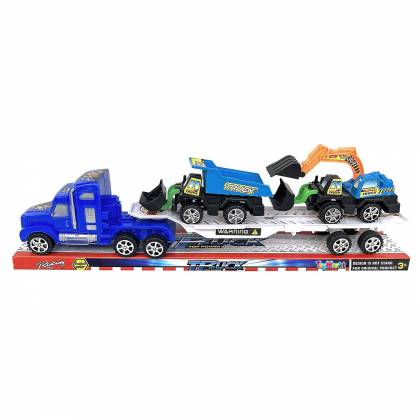 Νταλίκα Friction & 2 Free Wheels Δομικά Στην Καρότσα 48x13x7cm  στην Κατηγορία Αυτοκούρδιστα (Τριβής-Friction) 