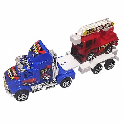 Νταλίκα Friction με Όχημα Γερανό 24x10x7cm  στην Κατηγορία Αυτοκούρδιστα (Τριβής-Friction) 