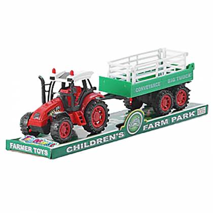 ΤΡΑΚΤΕΡ FRICTION ΜΕ ΡΥΜΟΥΛΚΑ ΓΙΑ ΖΩΑ 35x11x9cm  στην Κατηγορία Αυτοκούρδιστα (Τριβής-Friction) 