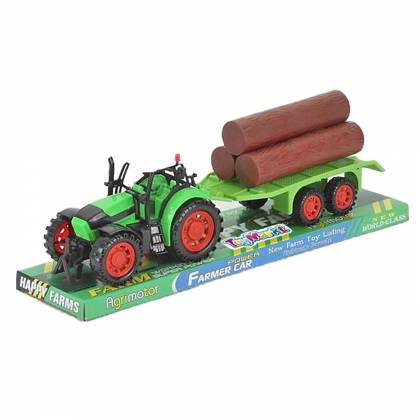 ΤΡΑΚΤΕΡ FRICTION & ΡΥΜΟΥΛΚΑ ΜΕ ΚΟΡΜΟΥΣ 39x13x10cm  στην Κατηγορία Αυτοκούρδιστα (Τριβής-Friction) 
