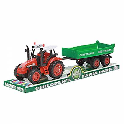 ΤΡΑΚΤΕΡ FRICTION ΜΕ ΡΥΜΟΥΛΚΑ 35x11x9cm  στην Κατηγορία Αυτοκούρδιστα (Τριβής-Friction) 