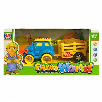 ΤΡΑΚΤΕΡ FRICTION ME ΡΥΜΟΥΛΚΑ ΣΕ ΚΟΥΤΙ 22x11x8cm  στην Κατηγορία Αυτοκούρδιστα (Τριβής-Friction) 