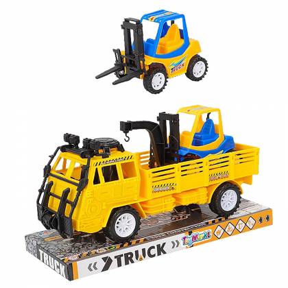 ΦΟΡΤΗΓΟ FRICTION ΜΕ ΚΛΑΡΚ FREE WHEELS 28x15x11cm  στην Κατηγορία Αυτοκούρδιστα (Τριβής-Friction) 