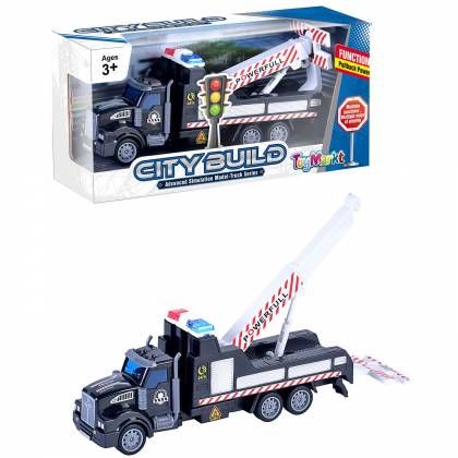 Νταλίκα Αστυνομίας Pull Back 26x13x8cm  στην Κατηγορία Pull  Back 