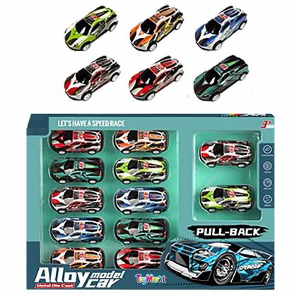 Σετ 12τεμ die Cast 7.5cm Pull Back 36x25x4cm  στην Κατηγορία Pull  Back 