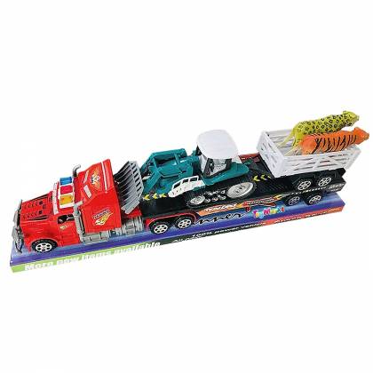 Νταλίκα Friction με Τρακτέρ & ζώα 43x13x8cm  στην Κατηγορία Αυτοκούρδιστα (Τριβής-Friction) 