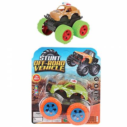Όχημα 8cm Friction Stunt off Road σε Μπλίστερ 12x19x8cm  στην Κατηγορία Αυτοκούρδιστα (Τριβής-Friction) 