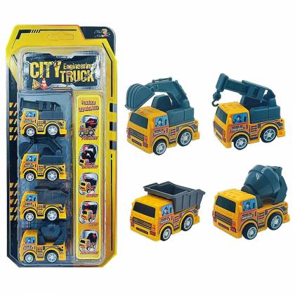 Δομικά Οχήματα Pull Back σε Καρτέλα 14x30x3cm  στην Κατηγορία Pull  Back 