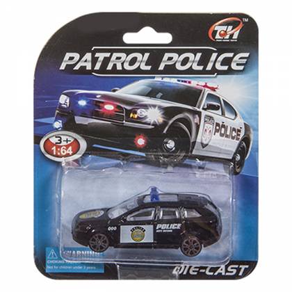 ΚΑΡΤΕΛΑ DIE CAST ΟΧΗΜΑ POLICE 11x14cm  στην Κατηγορία Free  Wheels (Ελέυθερης Κίνησης) 