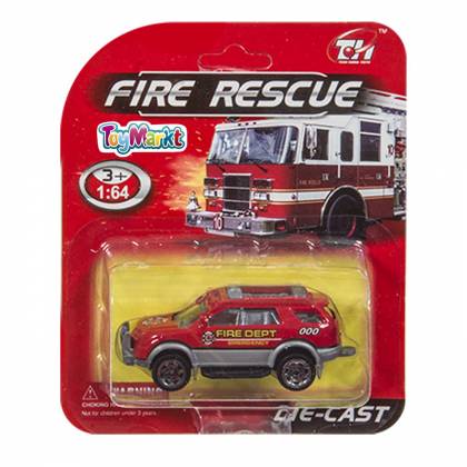 Καρτέλα die Cast Πυροσβεστικό Όχημα 11x14cm  στην Κατηγορία Free  Wheels (Ελέυθερης Κίνησης) 