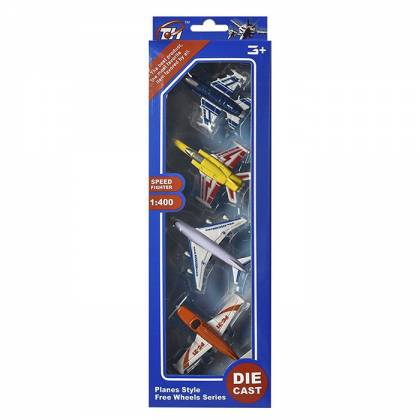 ΣΕΤ 4 ΤΕΜ DIE CAST ΑΕΡΟΠΛΑΝΑ 9,5x31cm  στην Κατηγορία Free  Wheels (Ελέυθερης Κίνησης) 
