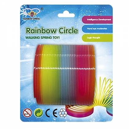 ΕΛΑΤΗΡΙΟ RAINBOW SPRING 7.5x6.5cm ΣΕ ΚΑΡΤΕΛΑ 12x15x8cm  στην Κατηγορία Μικροπαιχνιδάκια - Τυχερές Σακούλες 