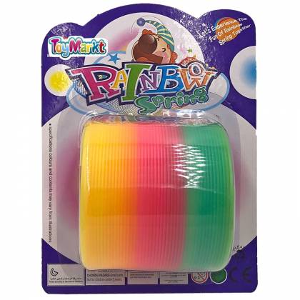 Ελατήριο Rainbow 7.5x6.5cm σε Καρτέλα 12x16x8cm  στην Κατηγορία Μικροπαιχνιδάκια - Τυχερές Σακούλες 