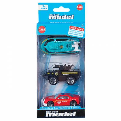 Σετ 3 τεμ Μεταλλικά Οχήματα Free Wheels 9x21cm  στην Κατηγορία Free  Wheels (Ελέυθερης Κίνησης) 