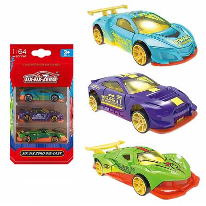 Σετ 3 Οχήματα die Cast Metal Free Wheels 10x19x3.5cm  στην Κατηγορία Free  Wheels (Ελέυθερης Κίνησης) 