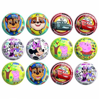 Μπαλάκι 13cm Cars-Peppa-Minnie-Paw Patrol  στην Κατηγορία Αερόμπαλες 