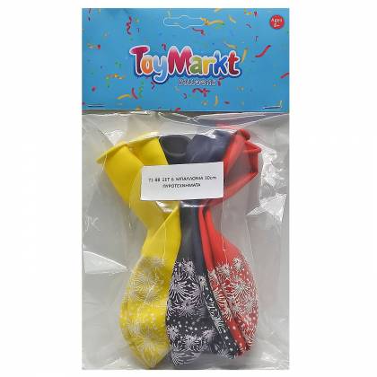 ΣΕΤ 6 ΜΠΑΛΟΝΙΑ FIREWORKS 30cm  στην Κατηγορία Μπαλόνια 