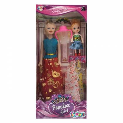 Κούκλα Popular Girl & Κουκλάκι & Φορέματα 14x32x5cm  στην Κατηγορία Μοντέλα 