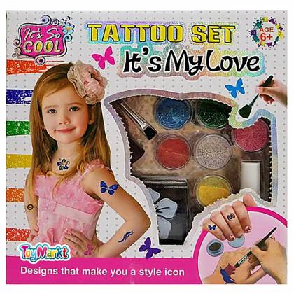 ΣΕΤ TATTOO IT'S MY LOVE 23x23x5cm  στην Κατηγορία Beauty Σετ 