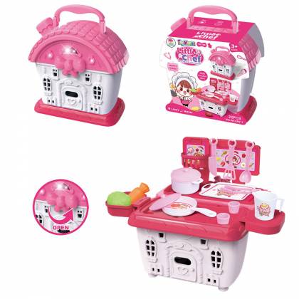 Κουζίνα-Σπιτάκι 22 τεμ Little Chef Μπαταρίας 17x20x9cm  στην Κατηγορία Κουζινικά 