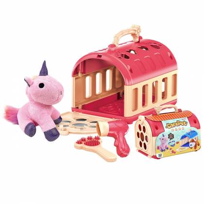 Mini pet Μονόκερως 4 τεμ σε Καλάθι 16x11x11cm  στην Κατηγορία Λούτρινα 