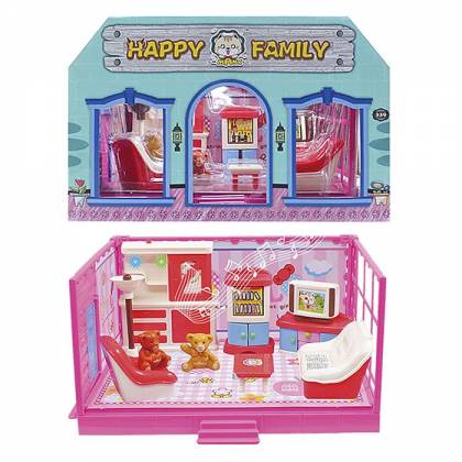 ΣΠΙΤΑΚΙ ΖΩΚΙΑ HAPPY FAMILY ΜΠΑΤΑΡΙΑΣ 25x16x18cm  στην Κατηγορία Σπιτάκια 